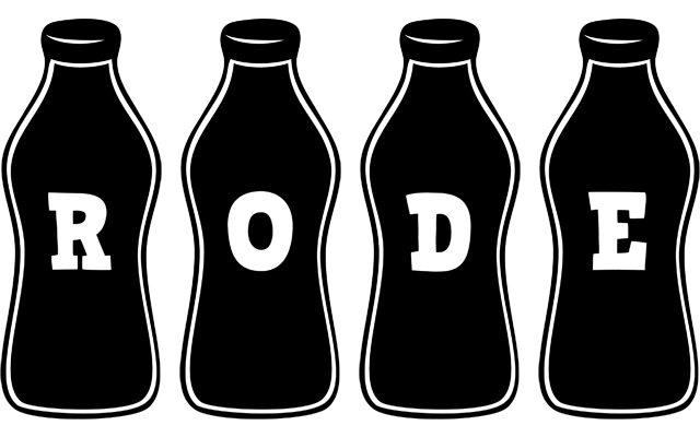 Rode bottle logo