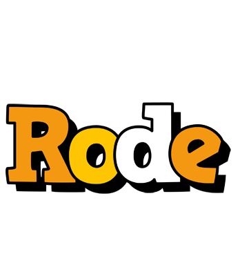 Rode cartoon logo
