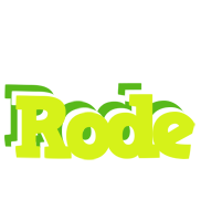 Rode citrus logo