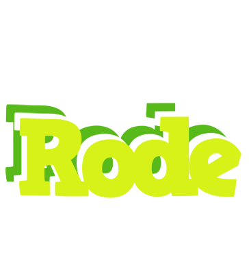 Rode citrus logo