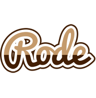 Rode exclusive logo