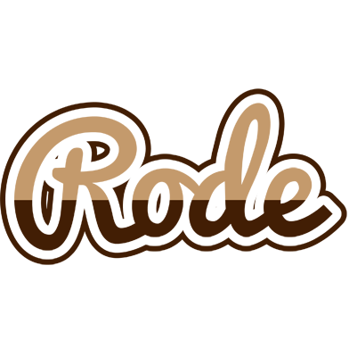Rode exclusive logo