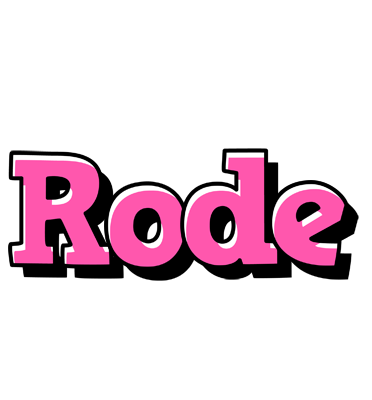 Rode girlish logo