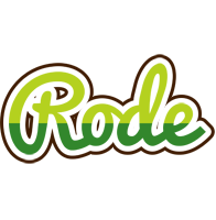 Rode golfing logo