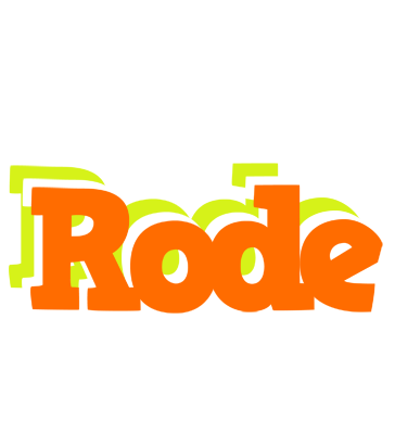 Rode healthy logo
