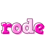 Rode hello logo