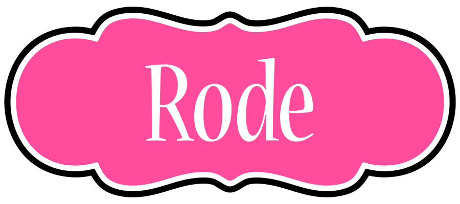 Rode invitation logo