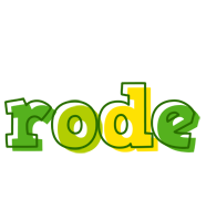 Rode juice logo