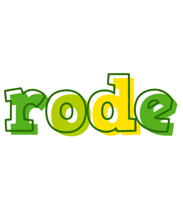 Rode juice logo