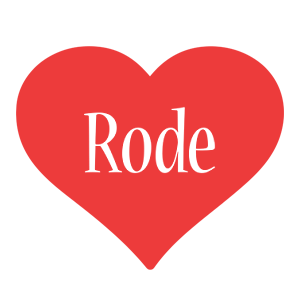 Rode love logo