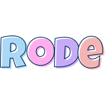 Rode pastel logo