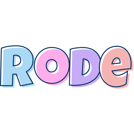 Rode pastel logo