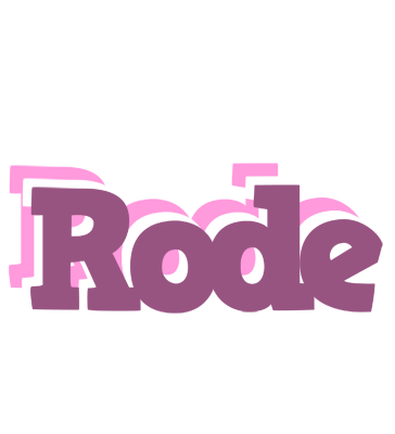 Rode relaxing logo