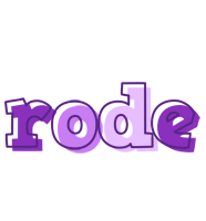 Rode sensual logo