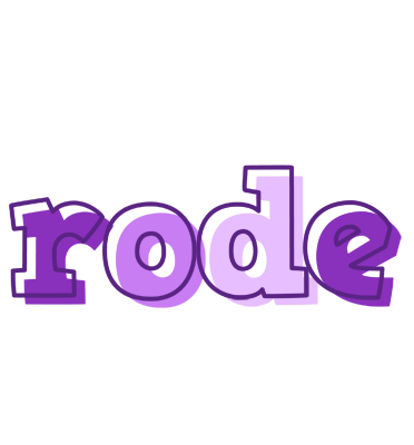 Rode sensual logo