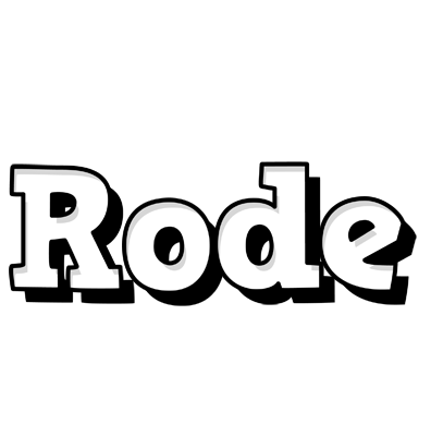 Rode snowing logo