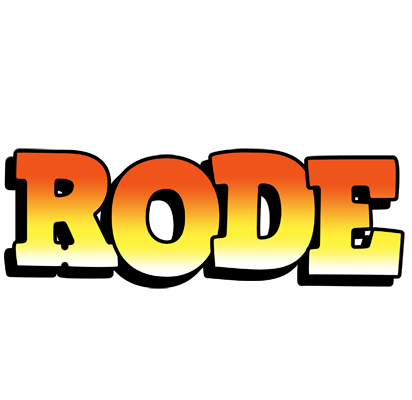 Rode sunset logo