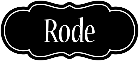 Rode welcome logo