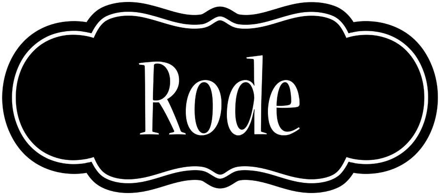 Rode welcome logo