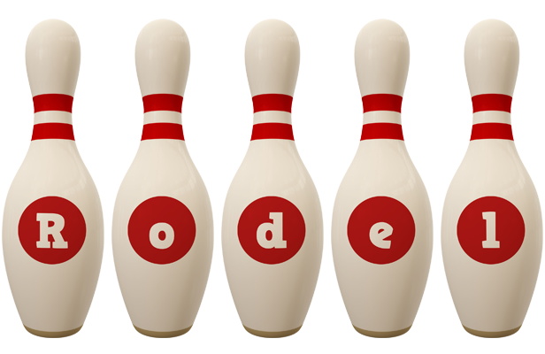 Rodel bowling-pin logo