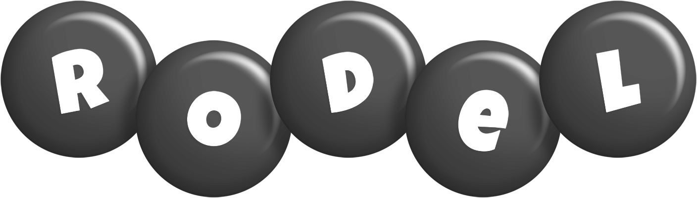 Rodel candy-black logo
