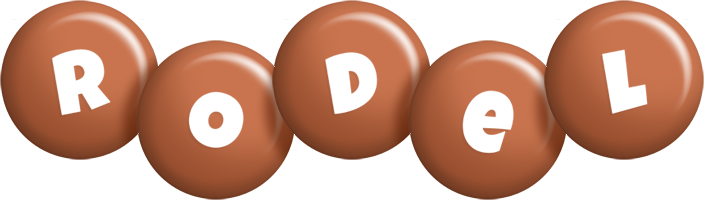 Rodel candy-brown logo