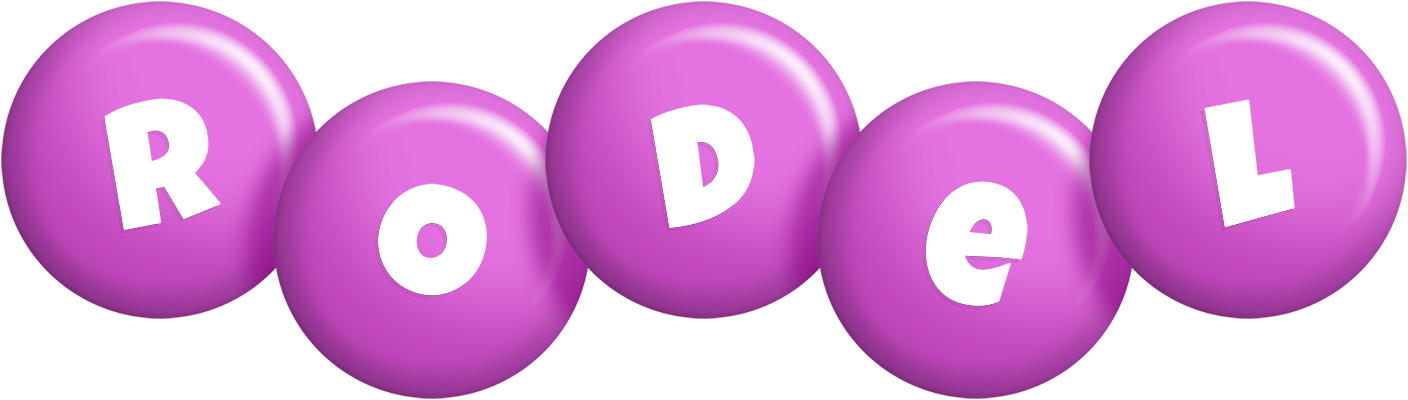 Rodel candy-purple logo