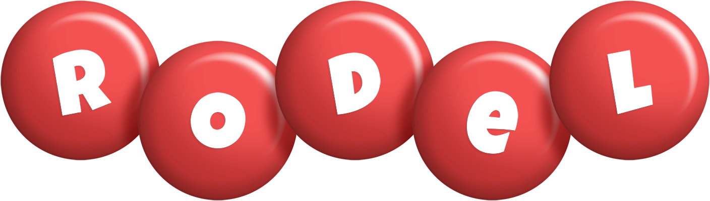 Rodel candy-red logo