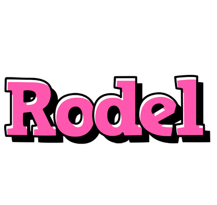 Rodel girlish logo