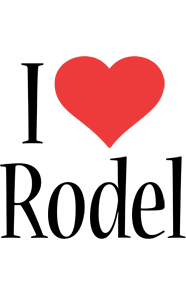 Rodel i-love logo