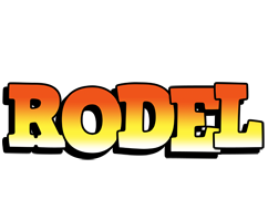 Rodel sunset logo