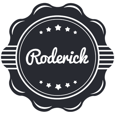 Roderick badge logo