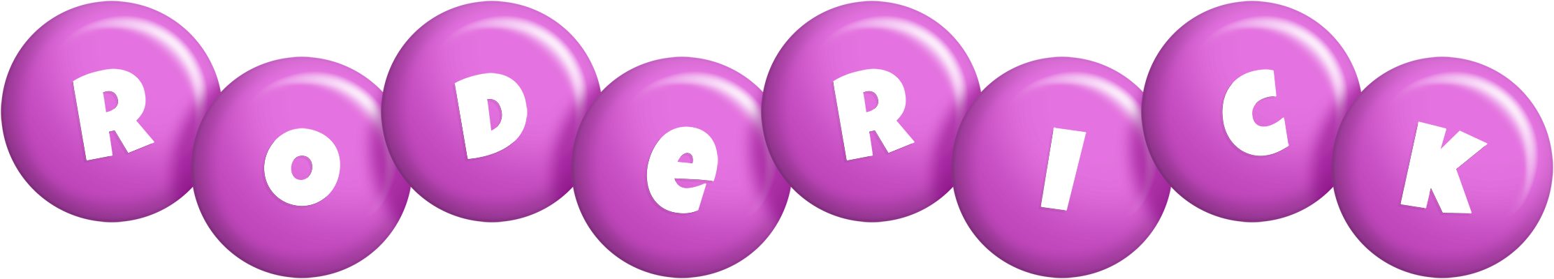 Roderick candy-purple logo