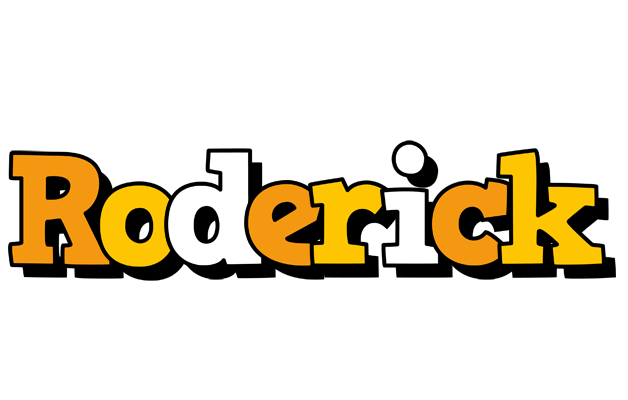 Roderick cartoon logo