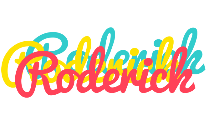 Roderick disco logo