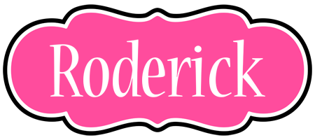 Roderick invitation logo