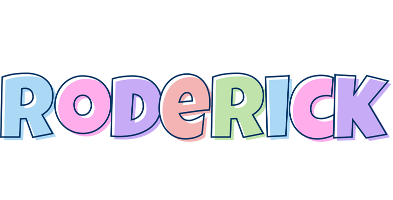 Roderick pastel logo