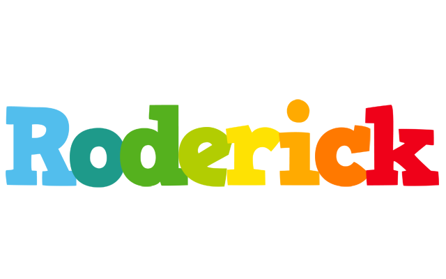 Roderick rainbows logo