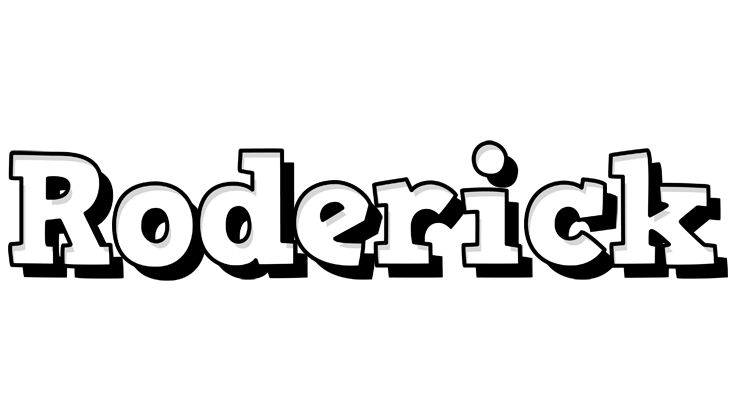 Roderick snowing logo