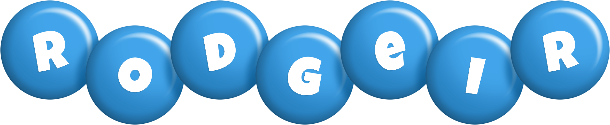 Rodgeir candy-blue logo