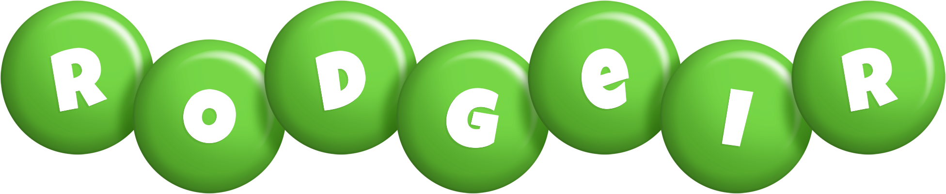 Rodgeir candy-green logo