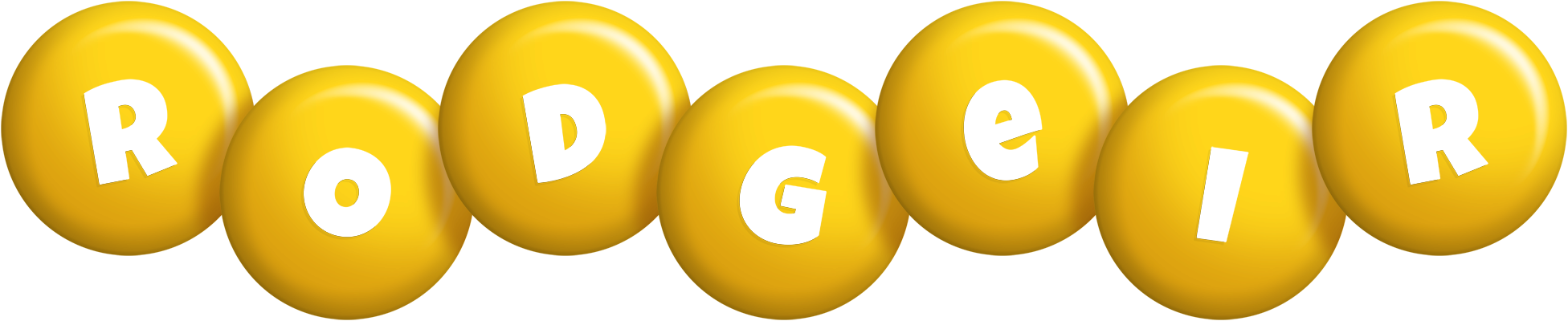 Rodgeir candy-yellow logo