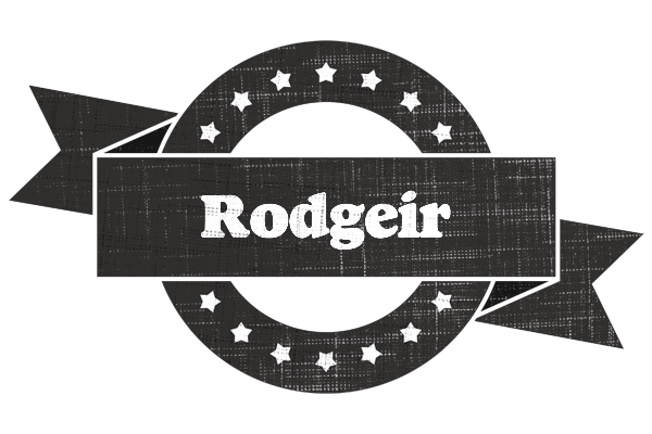 Rodgeir grunge logo