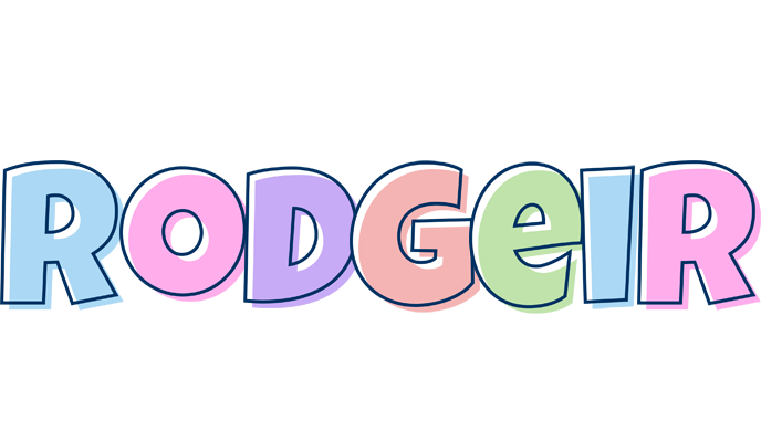 Rodgeir pastel logo