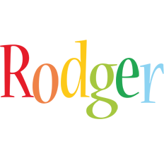 Rodger birthday logo