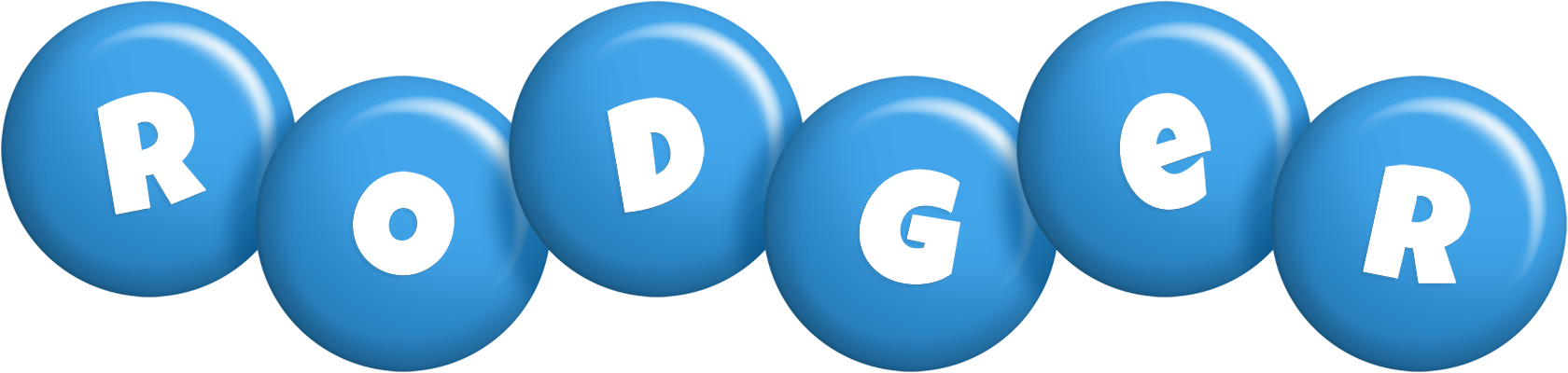 Rodger candy-blue logo
