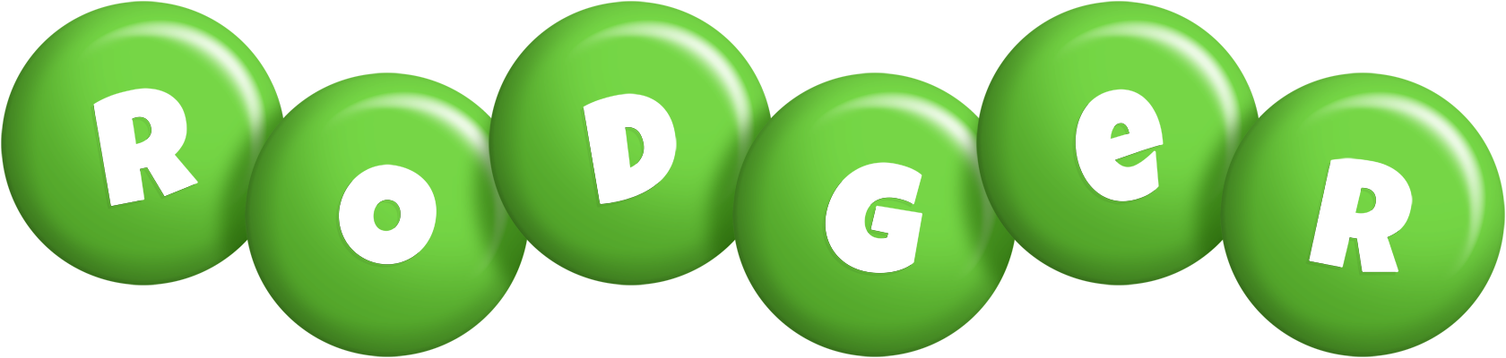 Rodger candy-green logo