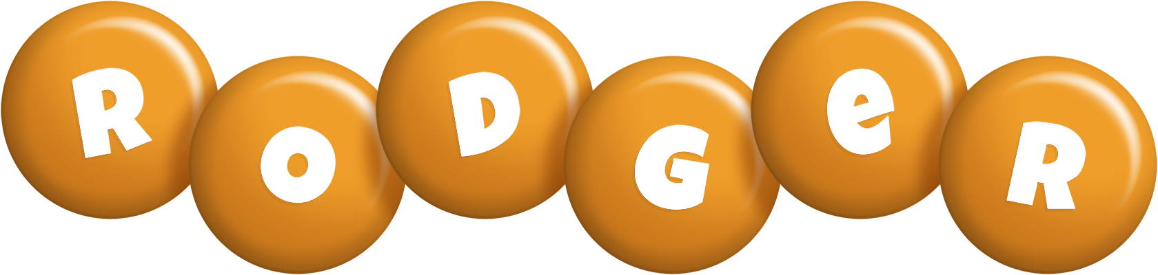 Rodger candy-orange logo