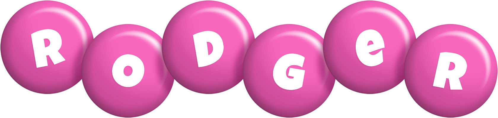 Rodger candy-pink logo