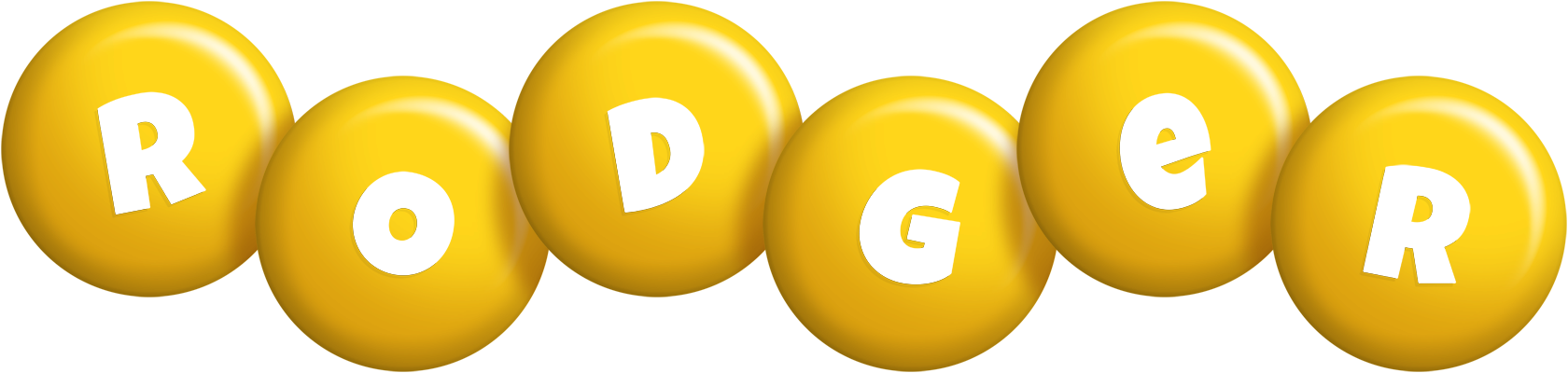 Rodger candy-yellow logo